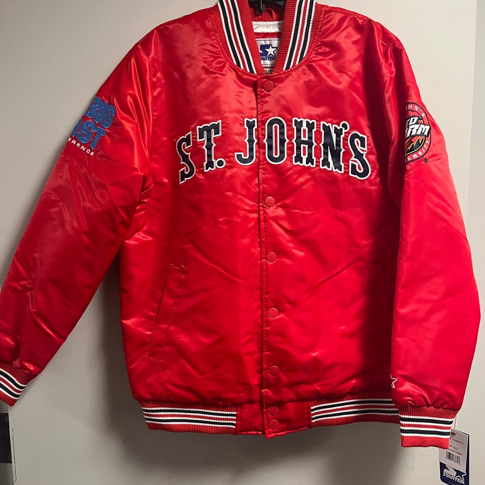 St. John Red Varsity Jacket